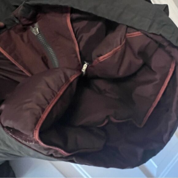 Vintage 90s Goose Down London fog Convertible Liner Shell Oversized parka coat S - Picture 7 of 16